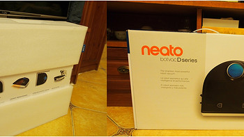 neato robotics Botvac D8000 扫地机器人外观展示(主机|滤网|充电座|尘盒|按钮)