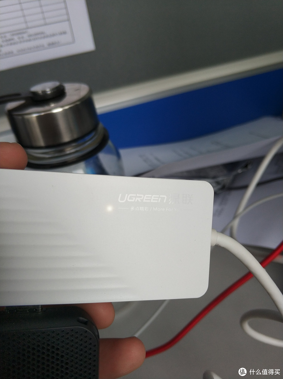 #晒单大赛#UGREEN 绿联 带读卡器USB3.0集线器 开箱