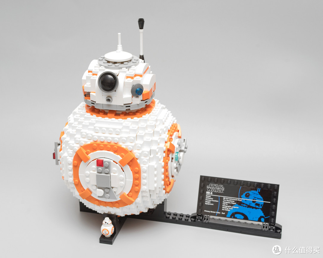 #晒单大赛#星战世界的新一代萌神—LEGO 乐高 星球大战系列 75817 BB-8 机器人 开箱评测