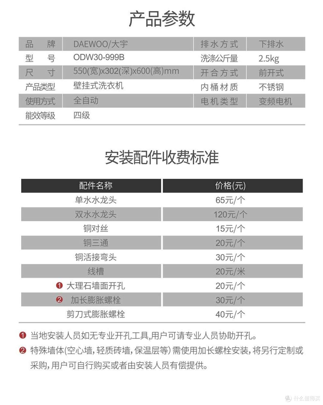 #原创新人#入手DAEWOO 大宇 DWM30-999G 婴儿壁挂洗衣机 晒单