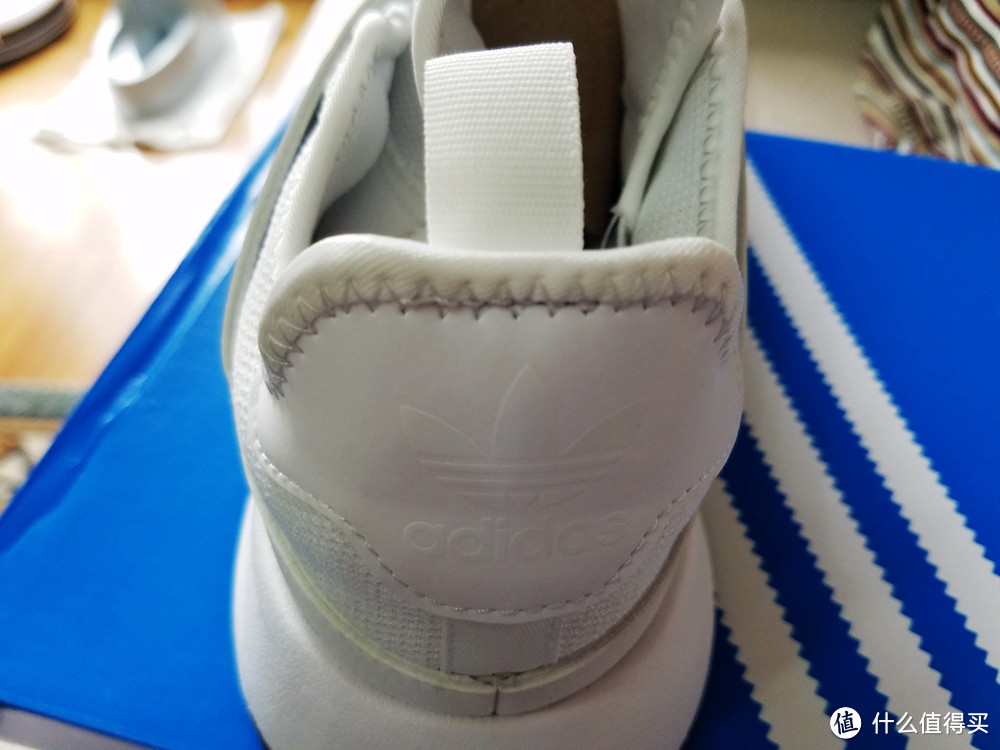 原来你是简版的三叶草NMD：Adidas 阿迪达斯 17年新款 白色 X_PLR 运动鞋 开箱