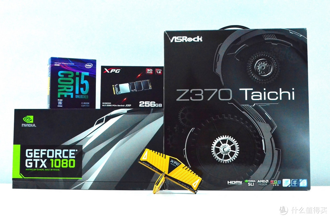 #原创新人#ASRock 华擎 Z370 太极 主板 + NVIDIA 英伟达 GTX1080 显卡+ ADATA 威刚 XPG 内存装机秀