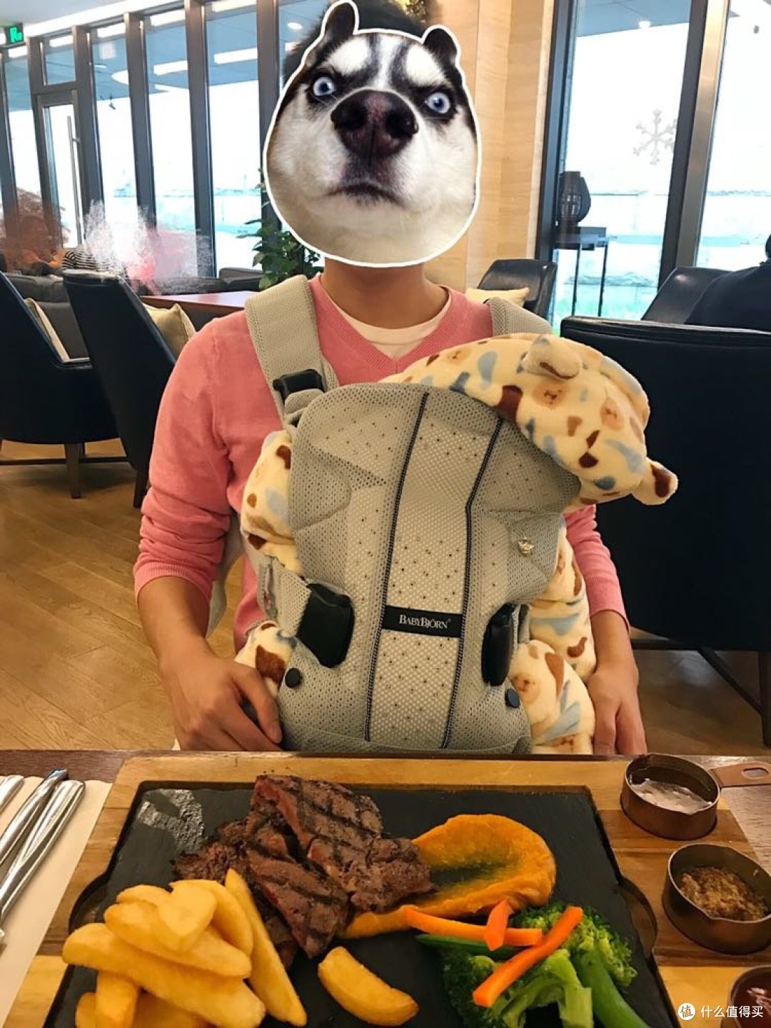 #晒单大赛#BABYBJORN Baby Carrier One - Silver,Mesh 婴儿背带 开箱