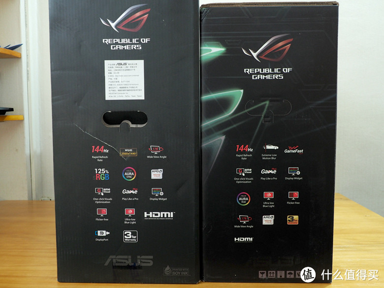 #本站首晒# 不，我绝对不是为了看片更爽——华硕 ROG Strix XG32VQ&XG27VQ 144hz+Freesync+2K