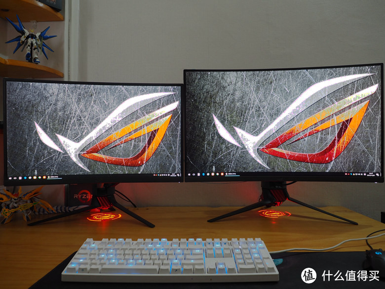 #本站首晒# 不，我绝对不是为了看片更爽——华硕 ROG Strix XG32VQ&XG27VQ 144hz+Freesync+2K