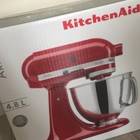 Kitchenaid厨师机外观展示(面钩|主机|档位|打蛋网|搅拌桨)