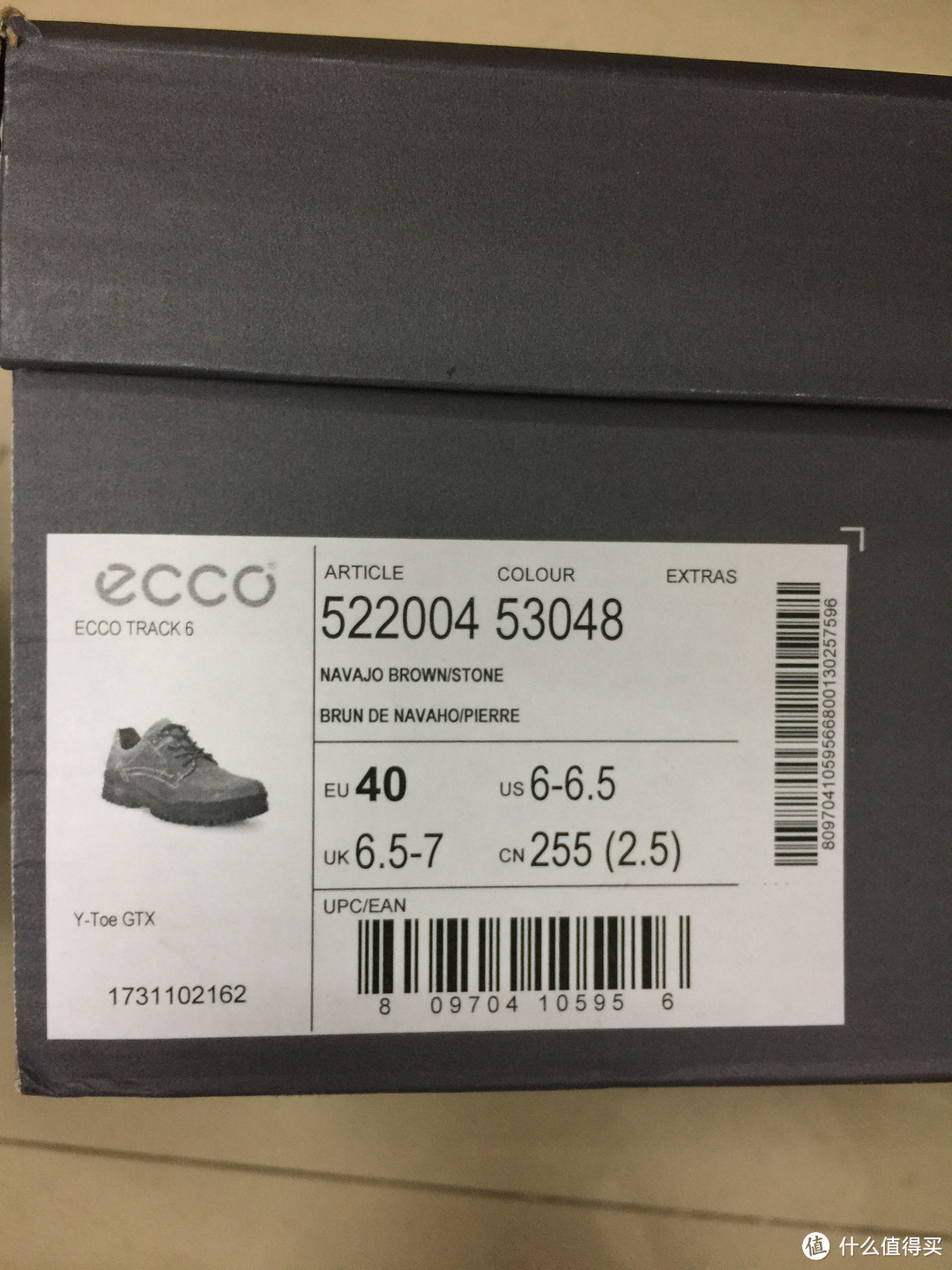 黑五Ecco 爱步 Men's Track 6 Gtx Plain Toe Hiking Shoe 男靴 到手开箱