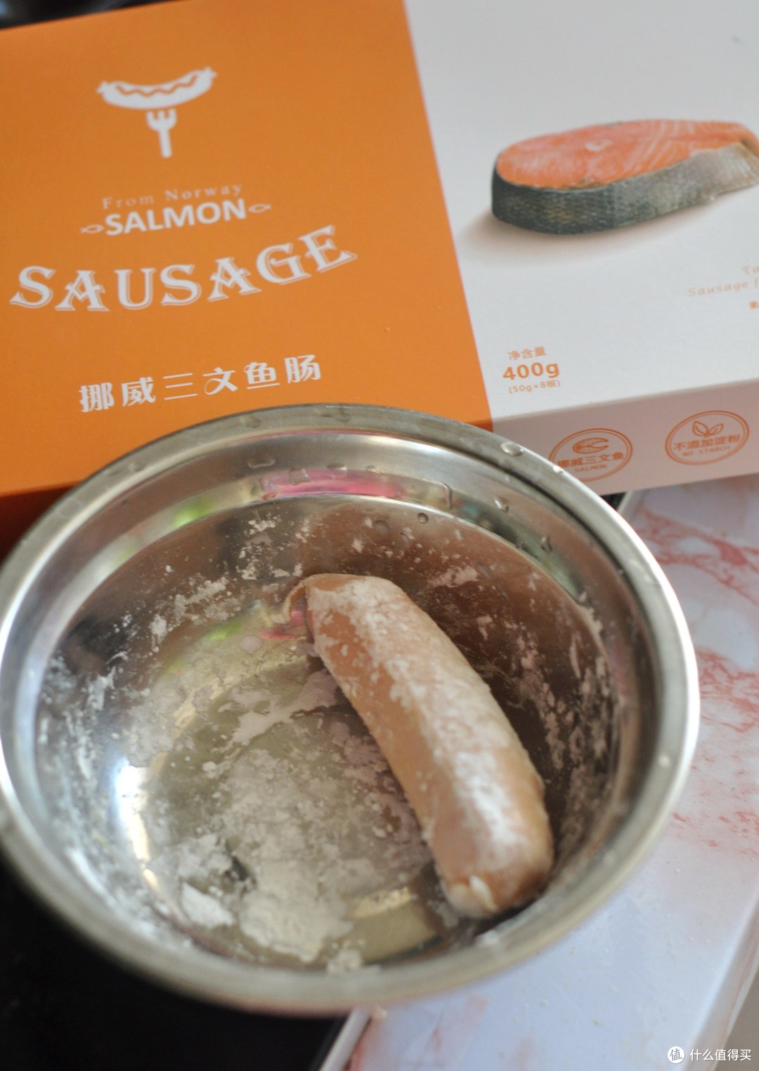 浓浓日式风味的酥炸三文鱼肠,满满都是肉,特别过瘾!