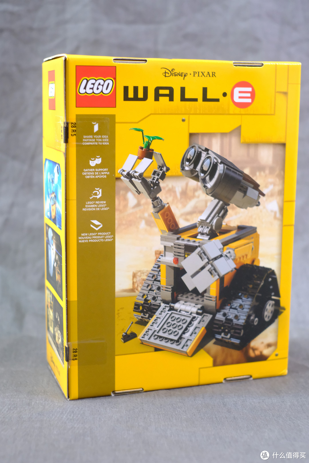 #淘金V计划#重温eBay首版瓦力：LEGO 乐高 21303 WALL·E 开箱&拼接
