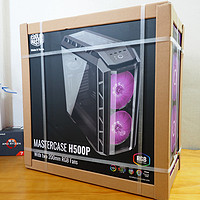 酷冷至尊 MasterCase H500P 中塔主机机箱外观展示(风扇|散热孔|面板|接口|防尘网)