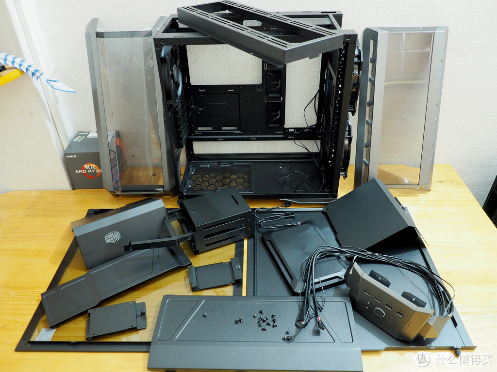 拆、拆、拆到只剩下框架的模块化机箱—CoolerMaster 酷冷至尊 MasterCase H500P中塔主机机箱晒物拆装记