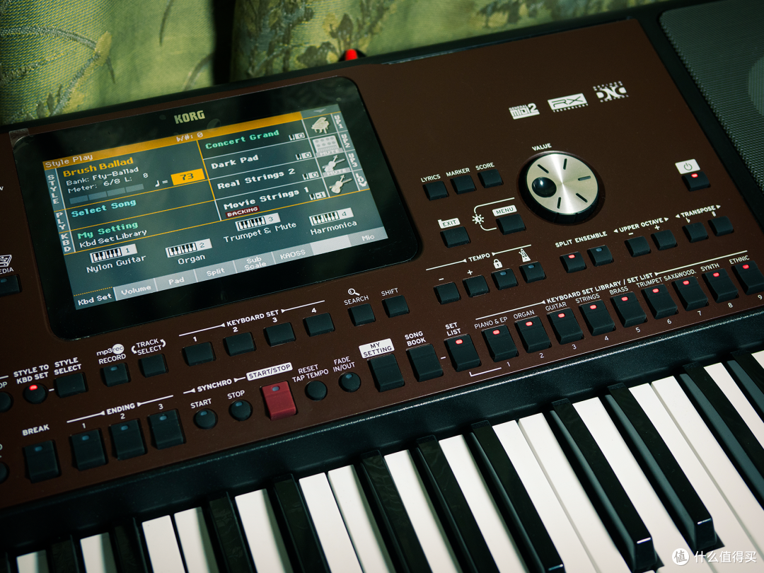 晒单大赛#korg科音最新pa700电子琴(编曲键盘)评测 附试弹视频