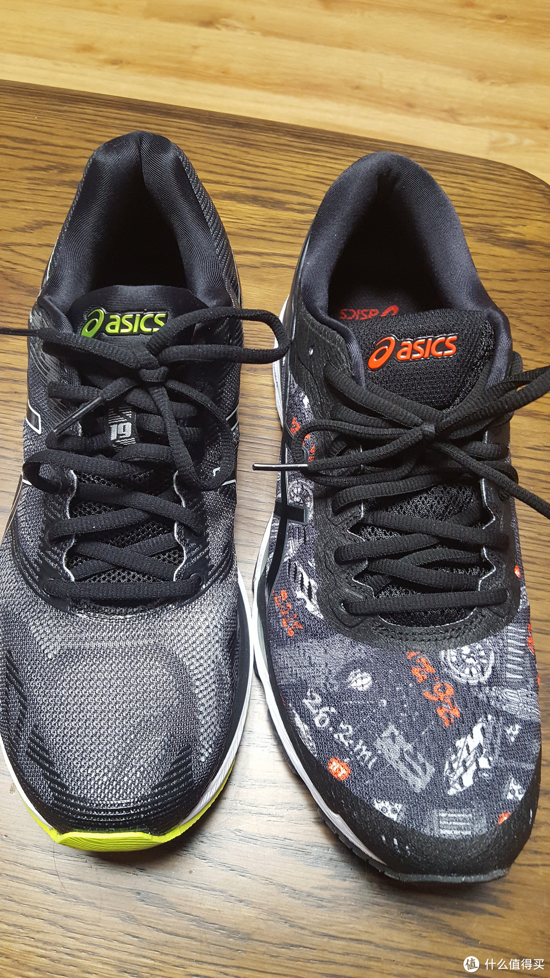 #原创新人# 日亚入手ASICS 亚瑟士 GEL-NIMBUS 19 开箱照 + 与K24对比细节图