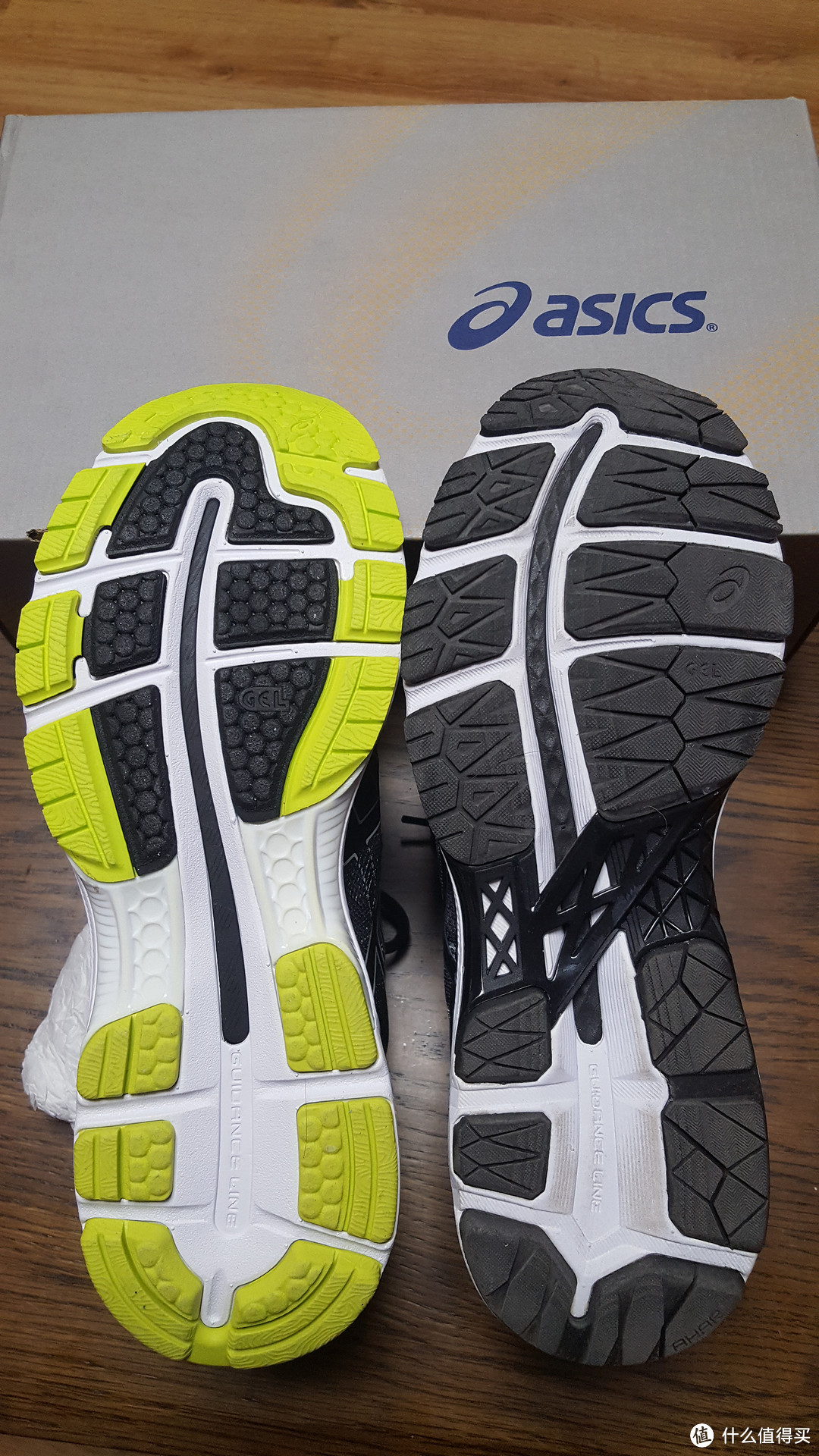 #原创新人# 日亚入手ASICS 亚瑟士 GEL-NIMBUS 19 开箱照 + 与K24对比细节图