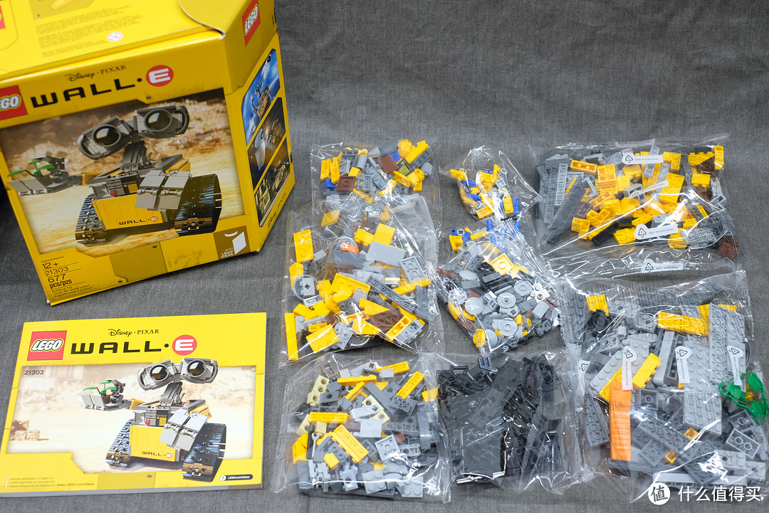 #淘金V计划#重温eBay首版瓦力：LEGO 乐高 21303 WALL·E 开箱&拼接