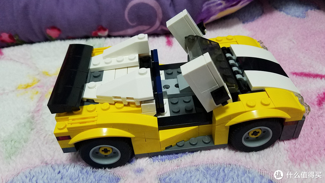 #晒单大赛#我们爱这个错—Lego 乐高 31046 高速跑车 三合一体验