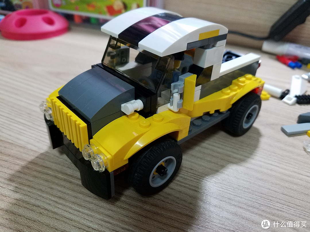 #晒单大赛#我们爱这个错—Lego 乐高 31046 高速跑车 三合一体验