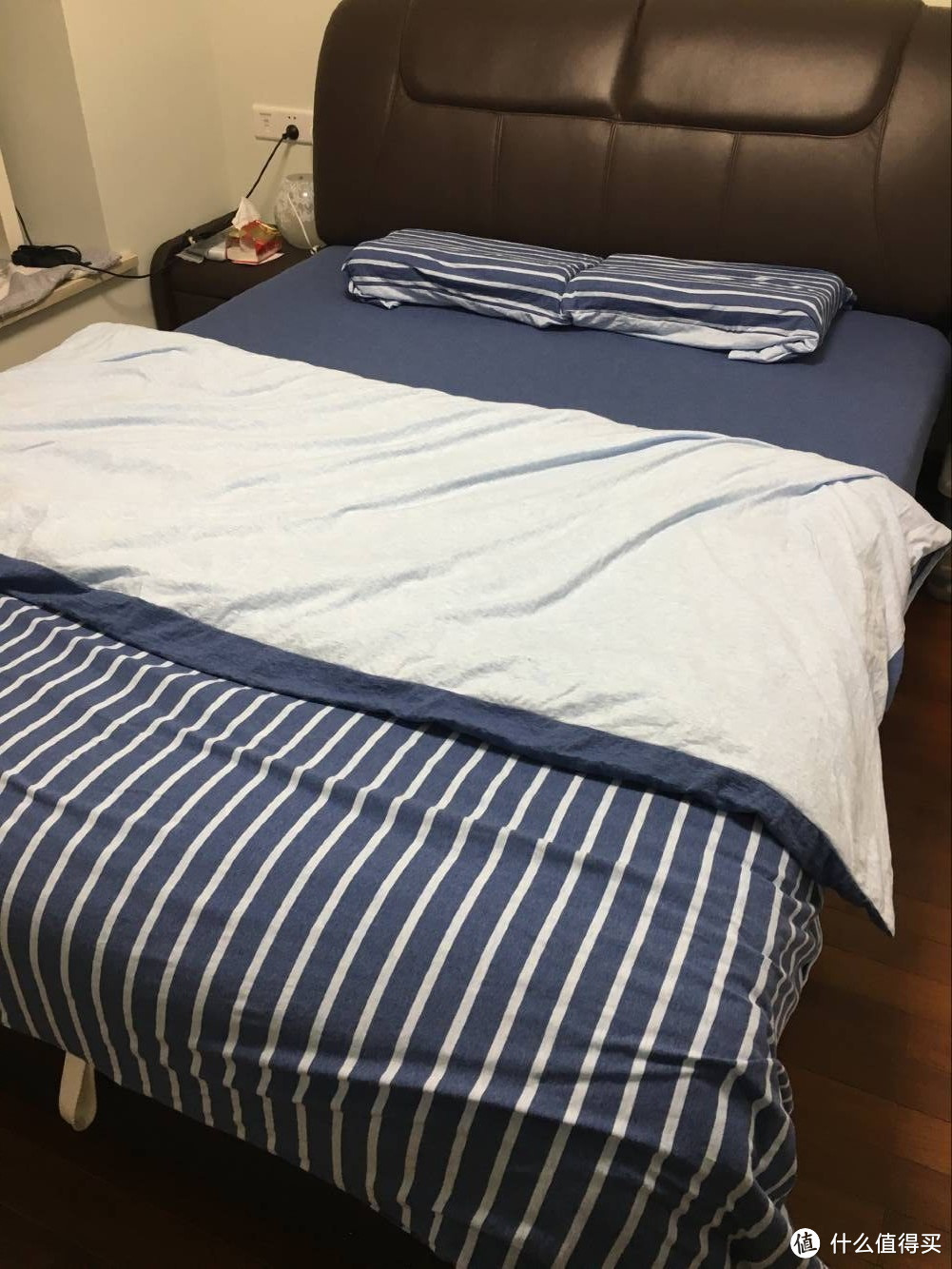 淘宝心选 尼特条纹全棉针织床上四件套(1.5M)使用心得