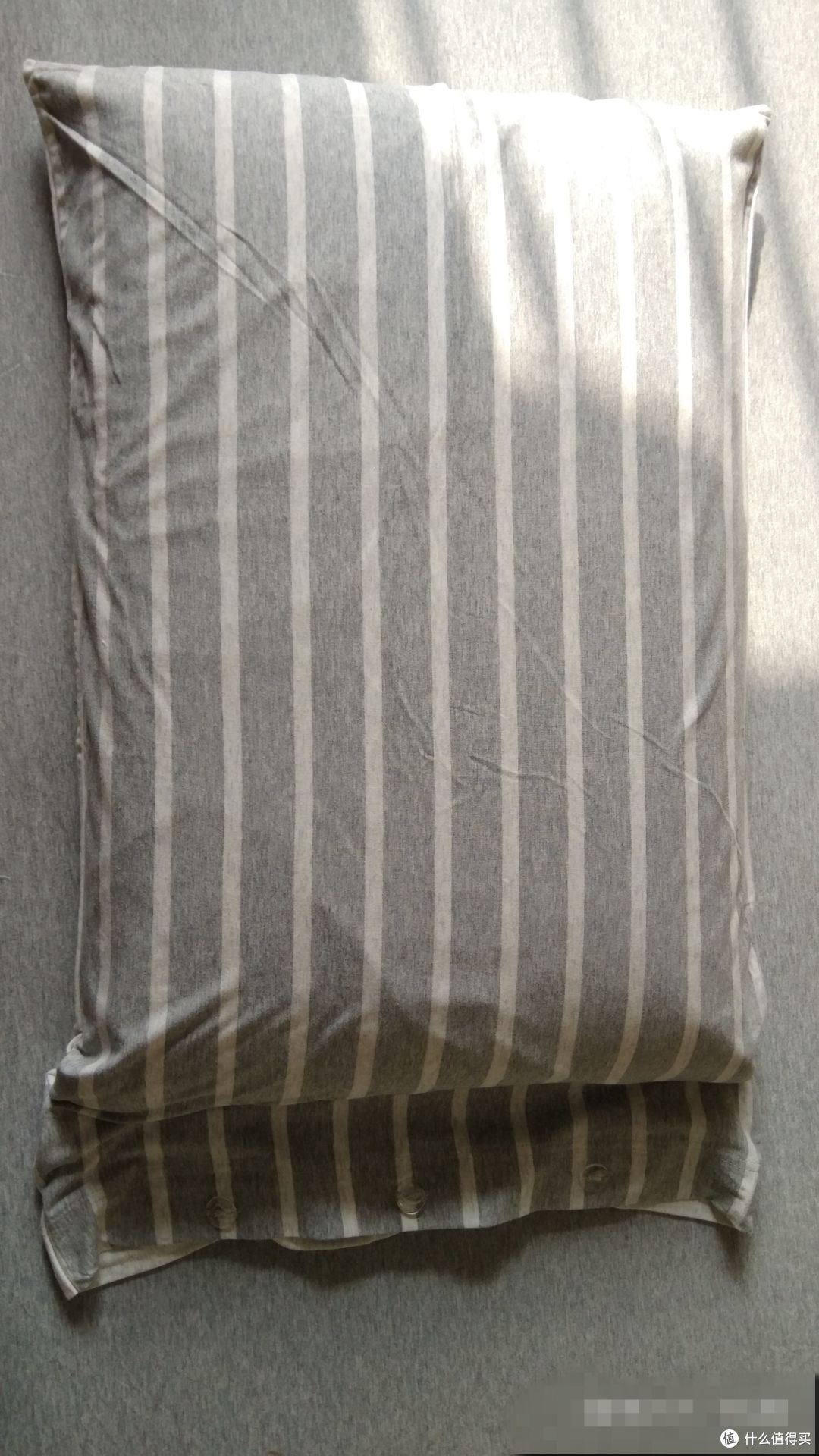 春秋之选，舒适柔软温暖，淘宝心选尼特条纹全棉针织床上四件套