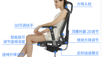 达宝利 人体工学电脑椅使用总结(调节|旋转|移动)