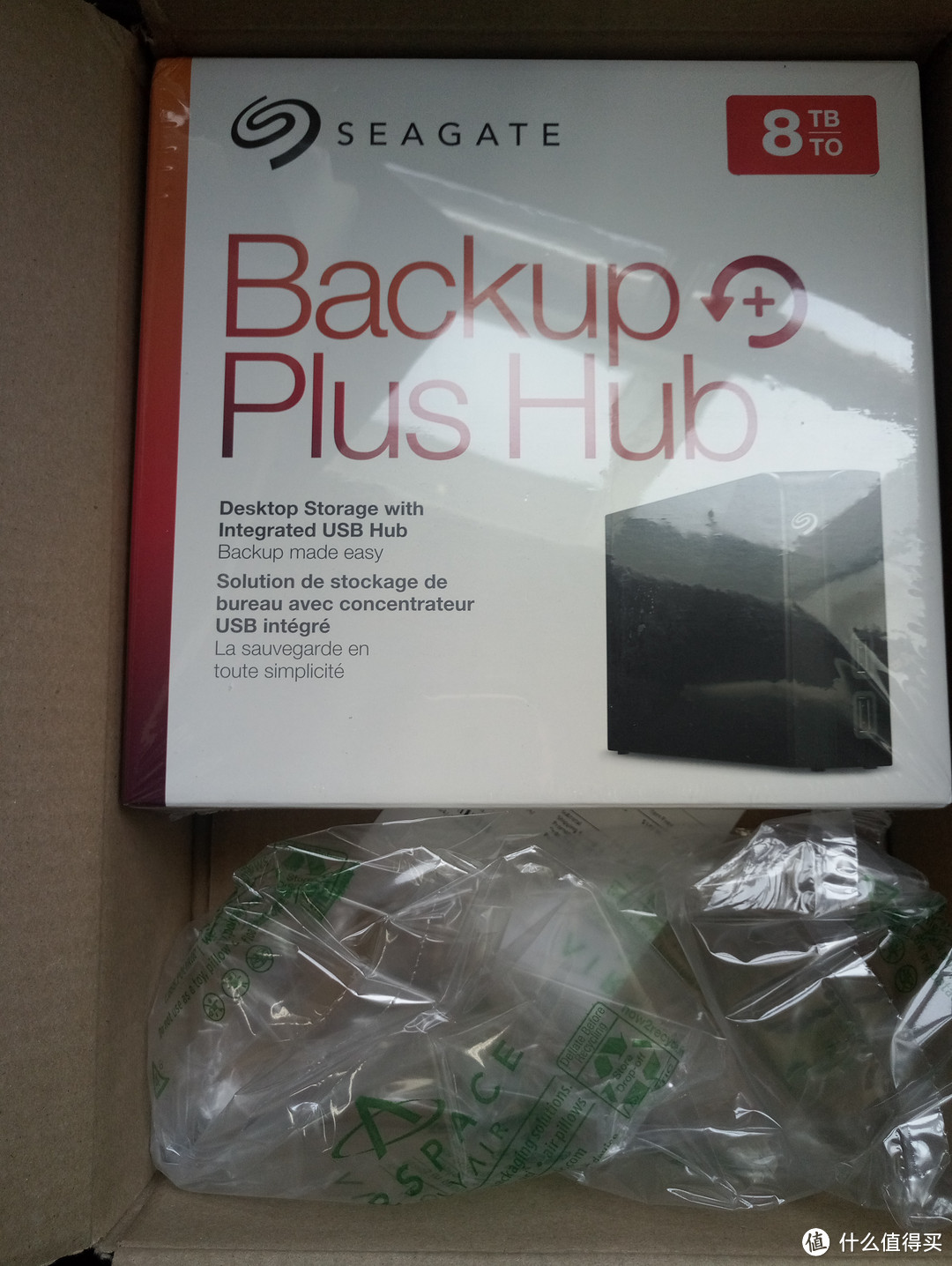 美亚海淘Seagate 希捷 Backup Plus Hub 8TB 移动硬盘 开箱