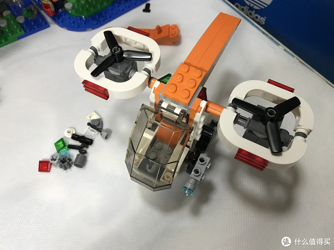 LEGO 乐高 31071 三合一 创意百变系列 双旋翼无人机 开箱