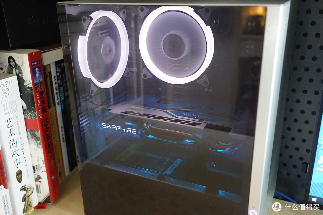 #原创新人#穷人装机之路—JONSBO 乔思伯 C3 机箱 + AMD R71700X CPU + Sapphire 蓝宝石 RX580 显卡 + MSI 微星 迫击炮 b350 主板