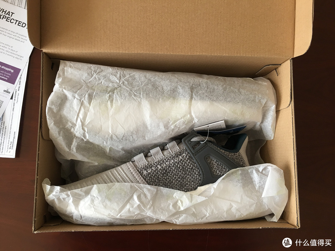#原创新人# 张大妈首页推荐SIZE网站英国直邮adidas 阿迪达斯 EQT boost 93/17 运动鞋的海涛经历