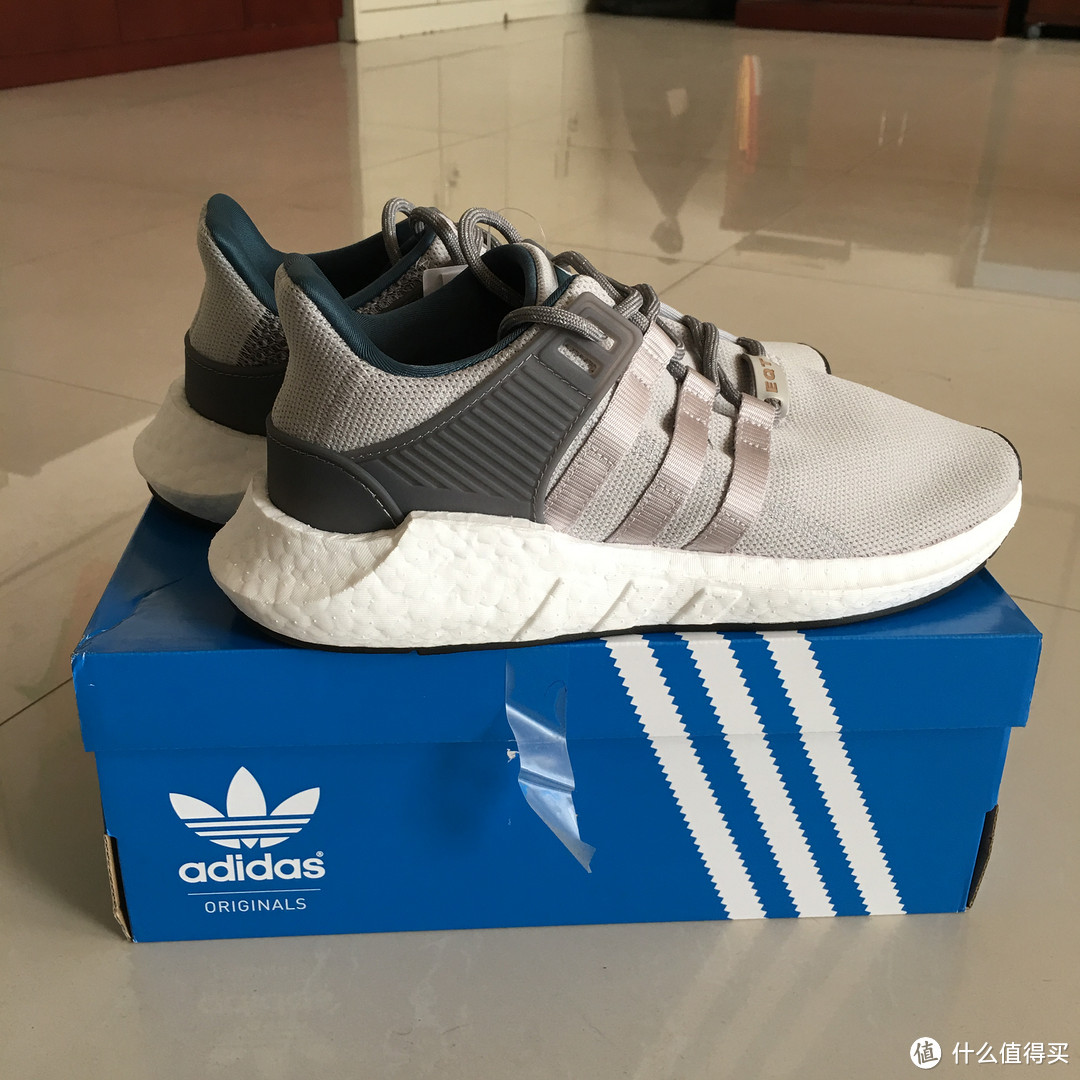 #原创新人# 张大妈首页推荐SIZE网站英国直邮adidas 阿迪达斯  EQT boost 93/17 运动鞋的海涛经历