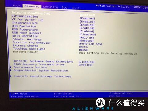 Alienware 外星人 美行15R3 换NVMe固态盘 装回机子自带原厂系统