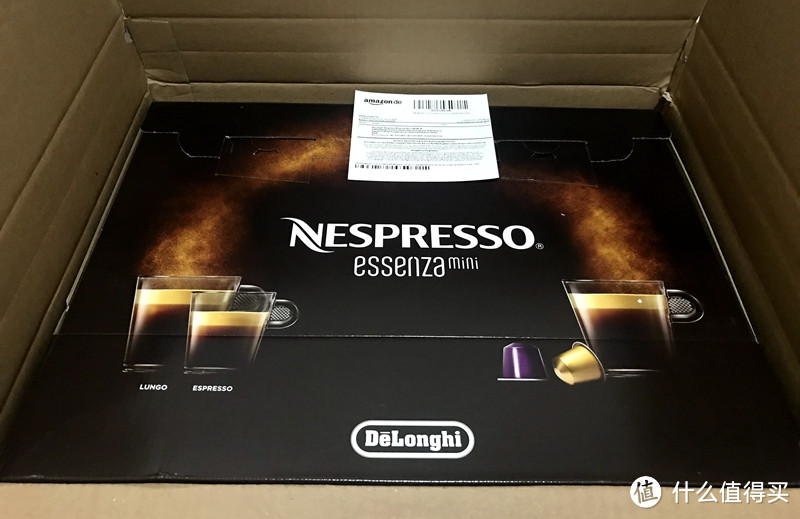 晒一晒 比一比，亚马逊海外购454元到手的 DeLonghi 德龙 NESPRESSO Essenza Mini 胶囊咖啡机