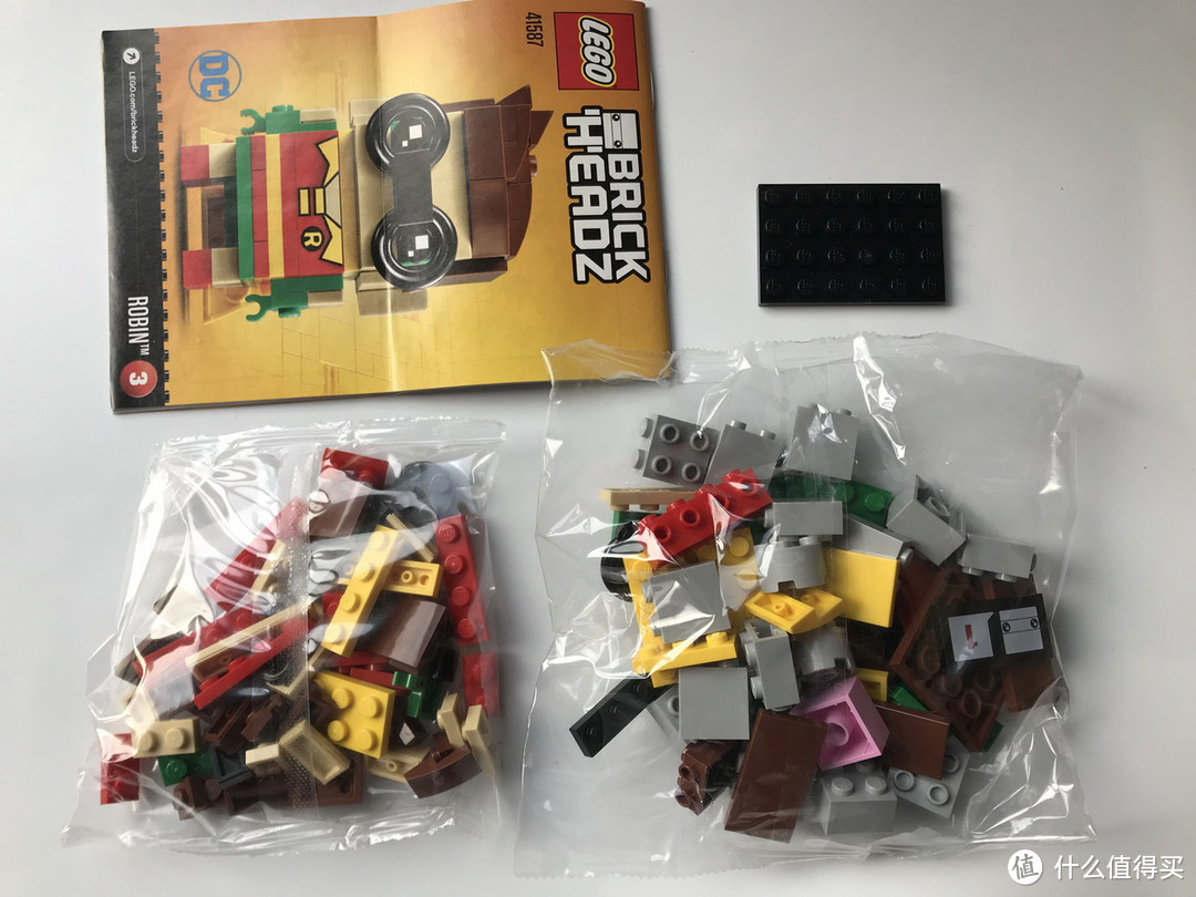 LEGO 乐高 拼拼乐：萌萌的大头 41587 Robin 罗宾