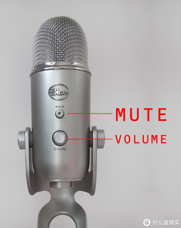 Blue yeti 雪怪USB专业电容麦克风外观展示】旋钮|接口|脚垫|支架 Blue yeti 雪怪USB专业电容麦克风外观展示】旋钮|接口|脚垫|支架