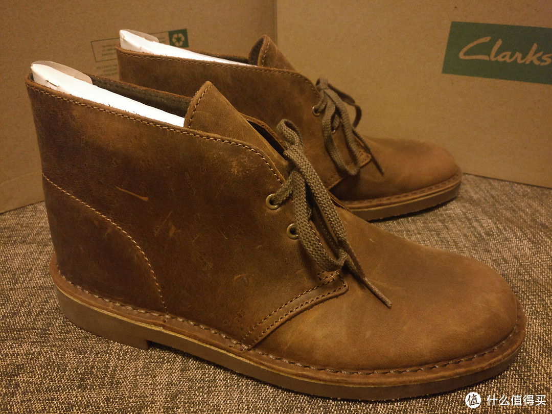 亚马逊海外购入手 Clarks  Bushacre 2（蜜蜡色）沙漠靴  分享一波