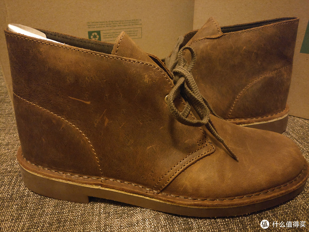 亚马逊海外购入手 Clarks  Bushacre 2（蜜蜡色）沙漠靴  分享一波