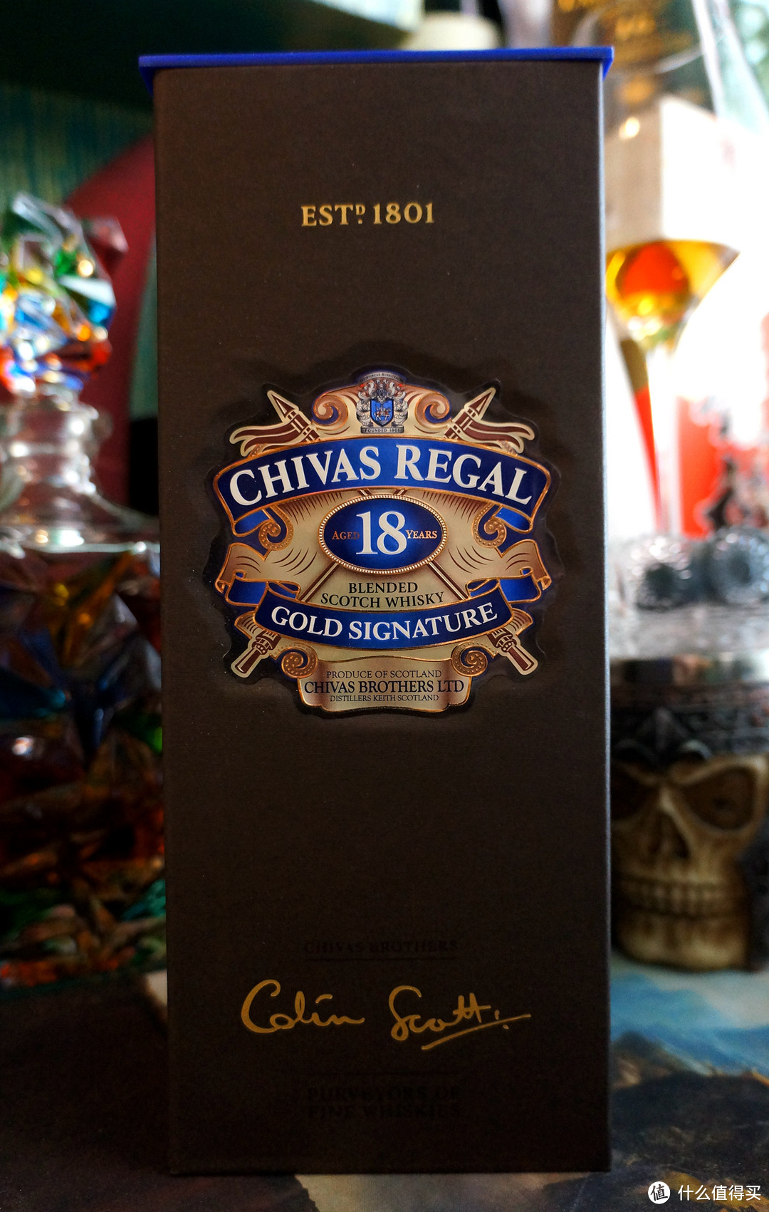 美酒美杯冰酒石—ZECCHIN 穆拉诺 彩绘玻璃威士忌杯 + CHIVAS 芝华士 新境 威士忌 + 滑石冰酒石 晒单