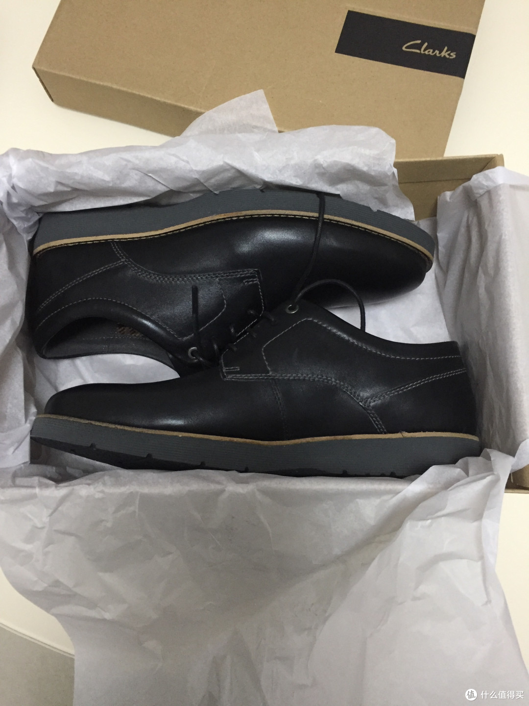 #原创新人# clarks 男士 folcroft derby 休闲皮鞋