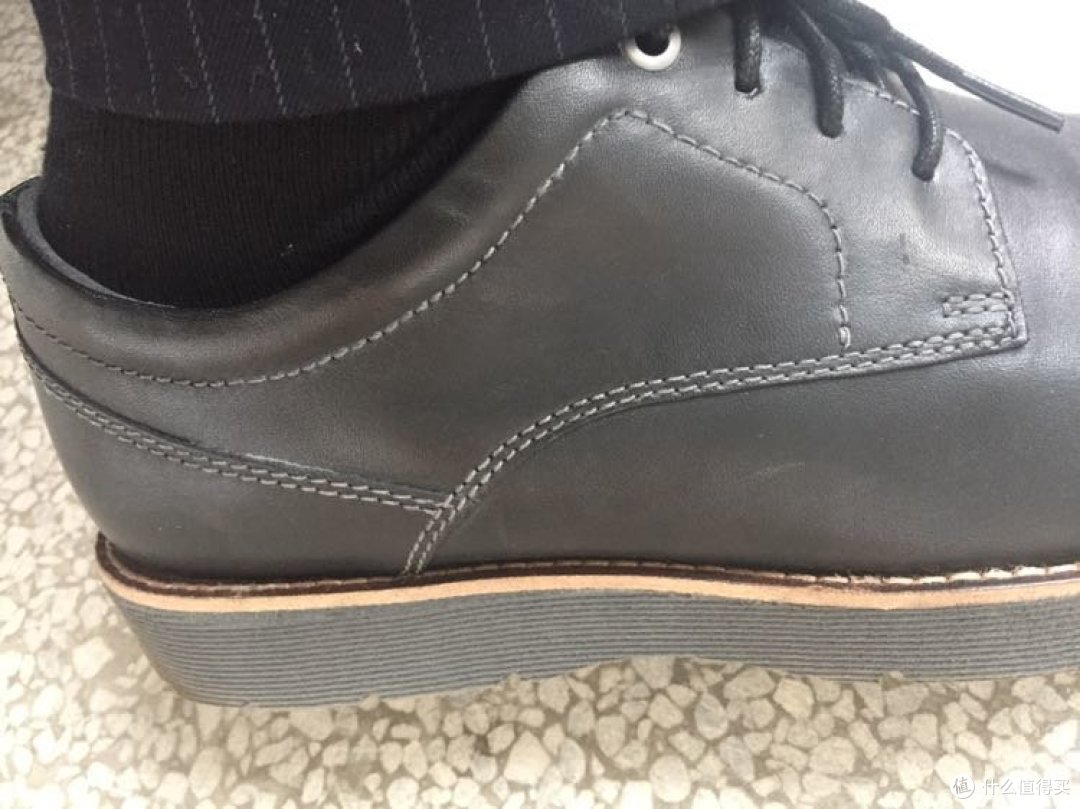 #原创新人# clarks 男士 folcroft derby 休闲皮鞋