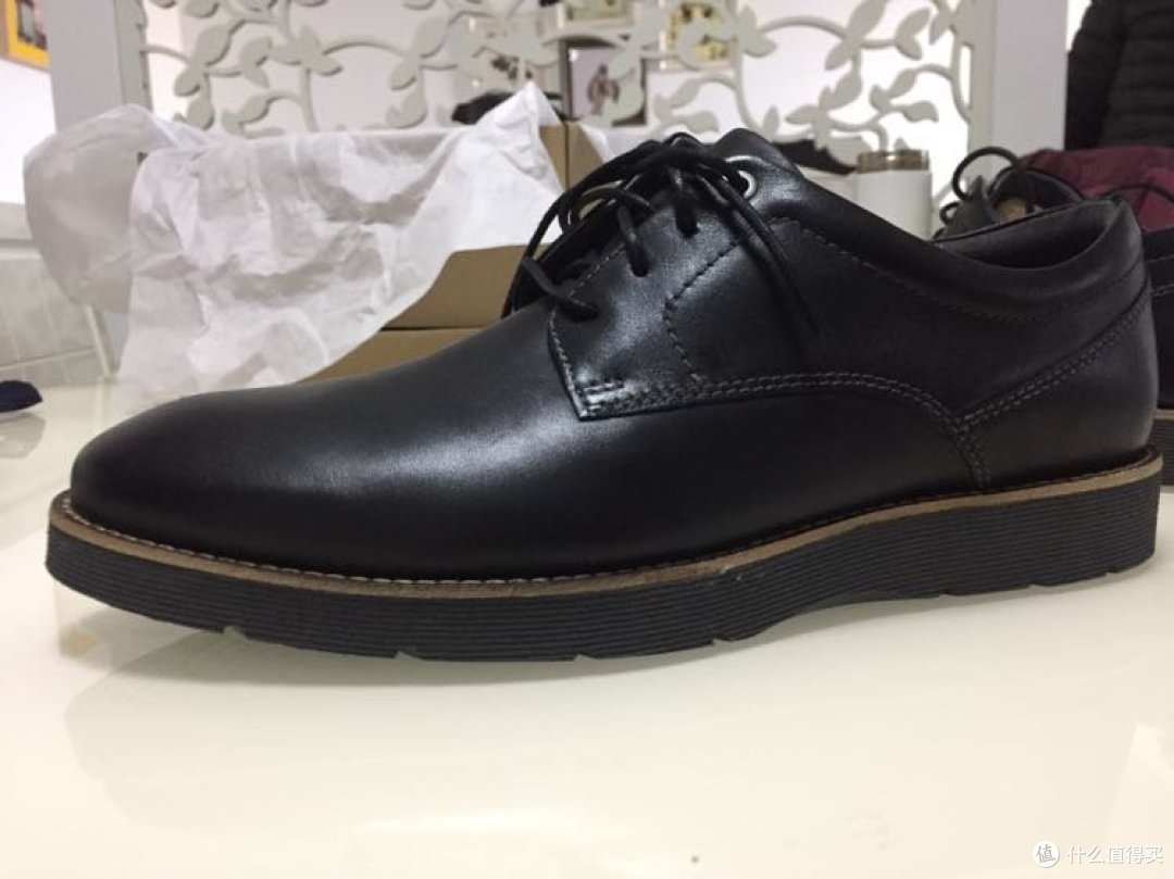 #原创新人# clarks 男士 folcroft derby 休闲皮鞋