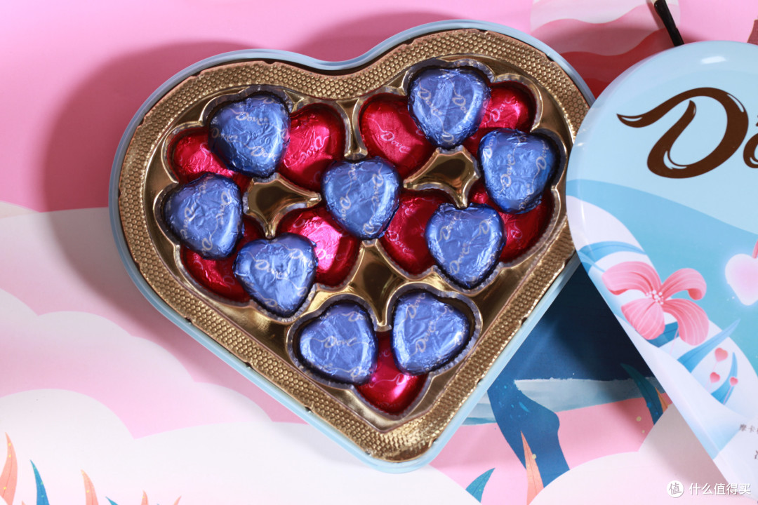 金装与爱意的新丝滑德芙dove巧克力礼盒组合装马卡龙礼盒尊慕礼盒