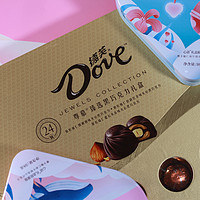 金装与爱意的新丝滑——德芙（Dove）巧克力礼盒组合装 马卡龙礼盒+尊慕礼盒