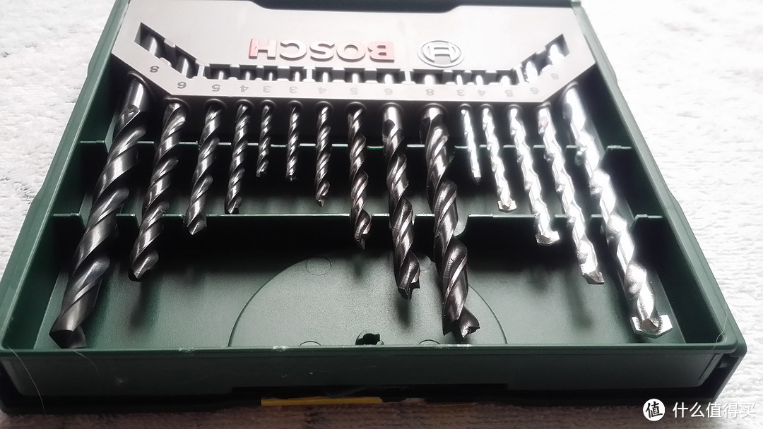 拖延症患者的第一套钻头bosch博世15支钻头绿色套装