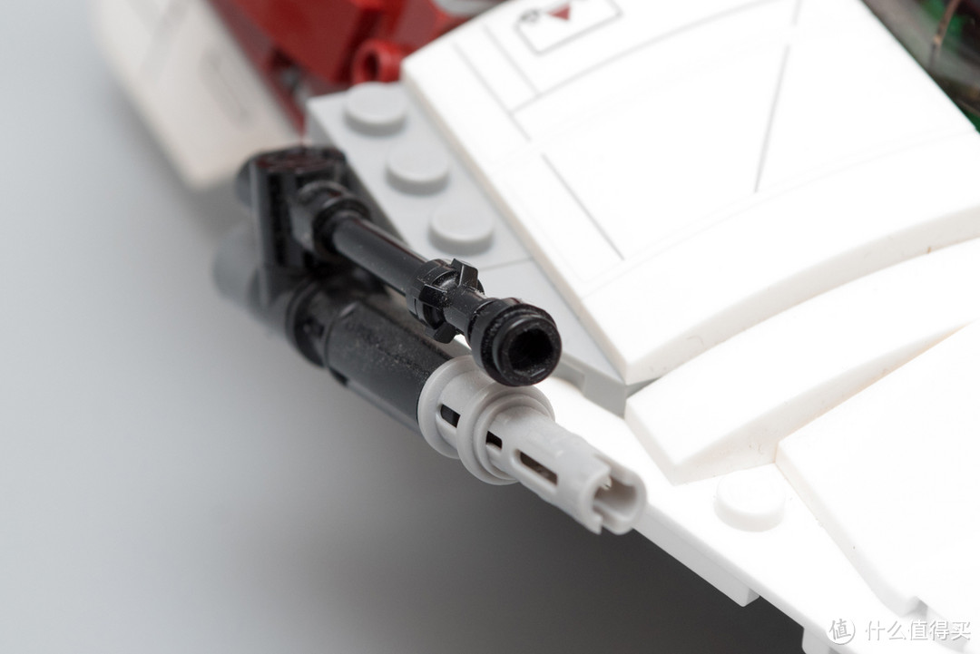 #本站首晒#红白相间的危险小箭头：LEGO 乐高 星球大战系列 75175 A 翼战机