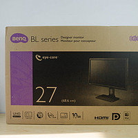 明基 BL2711U 显示器外观展示(边框|散热孔|接口|底座|支架)