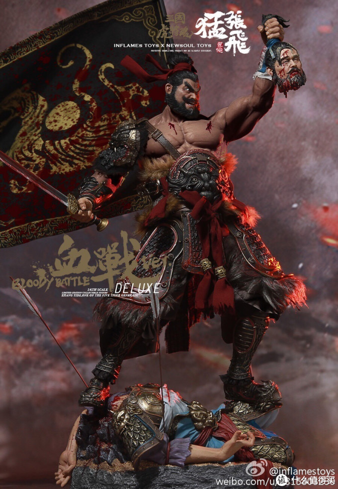 曹操也得抖三抖!inflames toys 虎将魂张飞 开箱