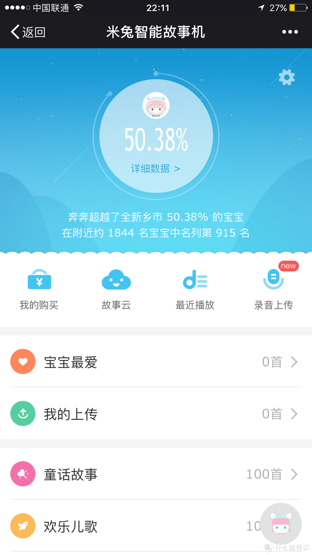 二宝的生日礼物：MI 小米 米兔智能故事机