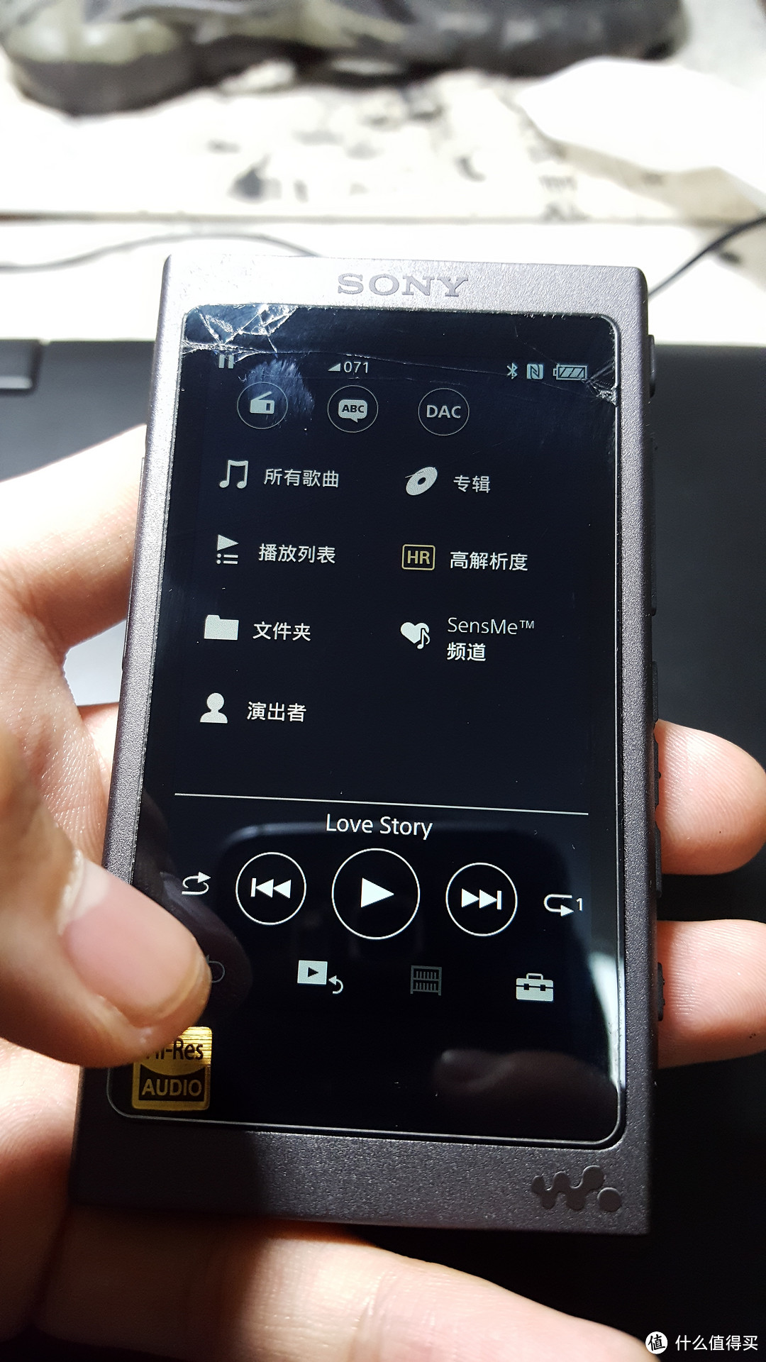 #原创新人#SONY 索尼 NW-A45 播放器 以及 MUC-M2BT1蓝牙耳机升级线的使用体会