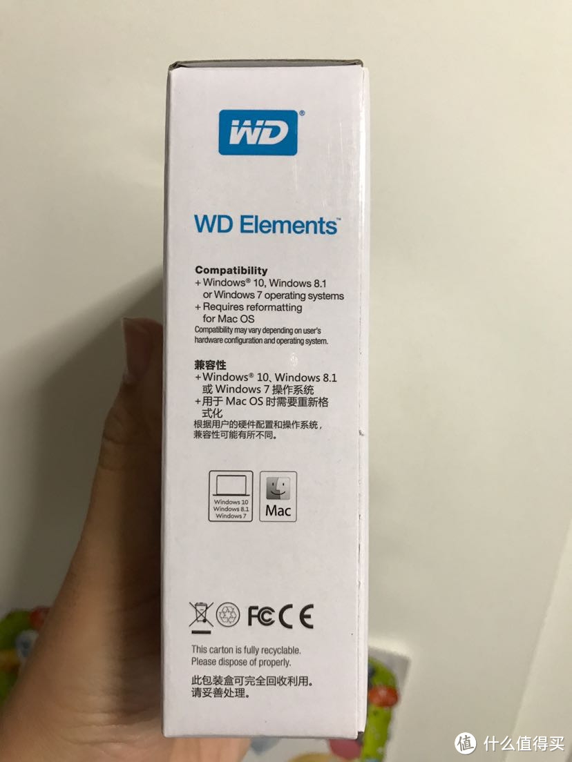 WD 西部数据 2t 2.5寸版本 全黑机身 移动硬盘 开箱晒单