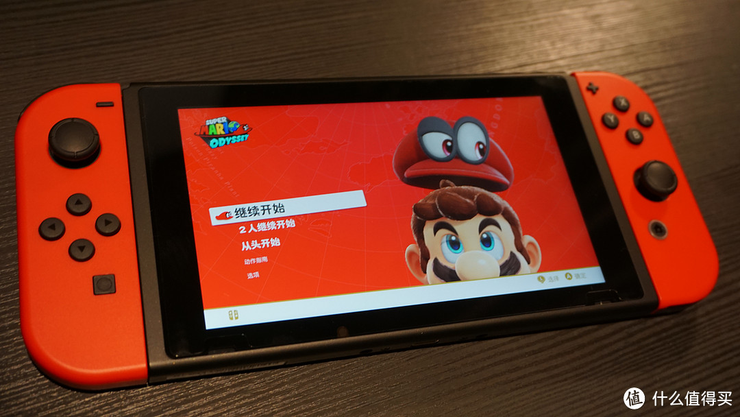 #原创新人#中年人的童心：Nintendo 任天堂 Switch 马里奥奥德赛同捆版 游戏机 开箱