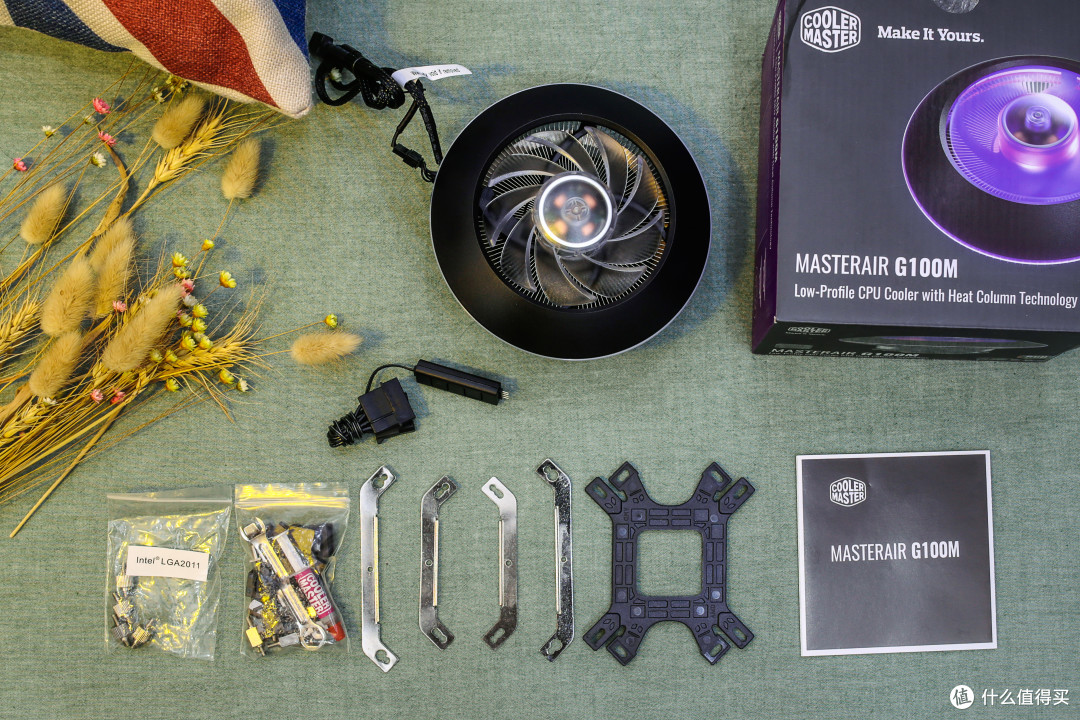 小机箱光效升级的“点睛之作”:CoolerMaster 酷冷至尊 G100M RGB散热器 开箱